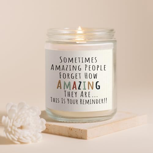 Craftique Regalos para Mujeres, Regalos de Cumpleaños - Vela Eres Increíble - Regalo de Amistad/Agradecimiento/Inspiración para Mujer, Amiga, - imagen 5