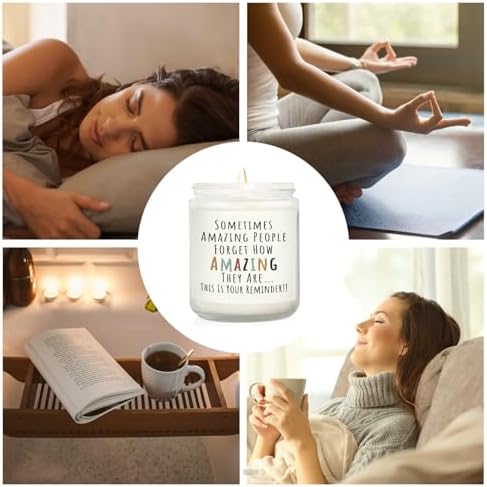 Craftique Regalos para Mujeres, Regalos de Cumpleaños - Vela Eres Increíble - Regalo de Amistad/Agradecimiento/Inspiración para Mujer, Amiga, - imagen 6