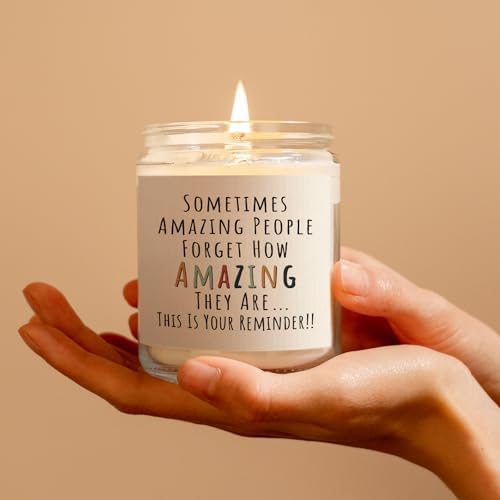Craftique Regalos para Mujeres, Regalos de Cumpleaños - Vela Eres Increíble - Regalo de Amistad/Agradecimiento/Inspiración para Mujer, Amiga, - imagen 7
