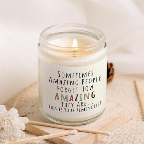 Craftique Regalos para Mujeres, Regalos de Cumpleaños - Vela Eres Increíble - Regalo de Amistad/Agradecimiento/Inspiración para Mujer, Amiga, - imagen 8