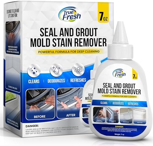 Gel Quitamanchas de Moho True Fresh – Limpiador Potente para Sellos de Lavadoras de Carga Frontal, Grout de Baño, Sellador de Ducha, Azulejos y Más – - imagen 1
