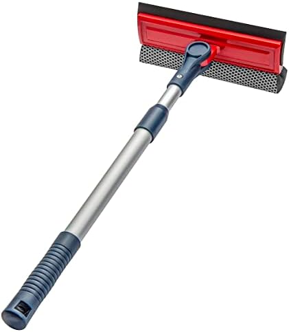 Limpiador de Ventanas Profesional DSV Standard | Espuma y Cinta de Goma Suave 2 en 1 con Extensión Telescópica de 20 a 30 (50cm-76cm) | Ajustable - imagen 1