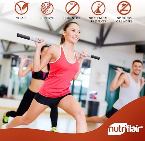 Suplementos de Cúrcuma Curcumina con Jengibre y BioPerine de NutriFlair, 180 Cápsulas - 95% Curcuminoides - Soporte Articular, Antioxidante, - imagen 6