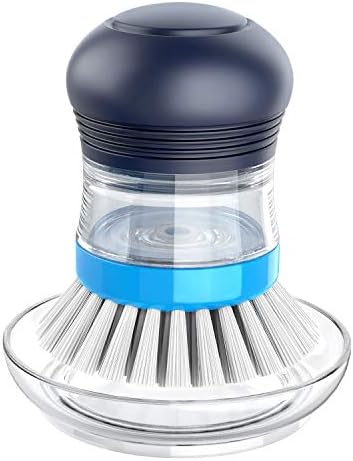 Set de Almacenamiento con Cepillo de Palma Dispensing MR.SIGA, Cepillo de Cocina con Soporte para Limpiar Ollas, Sartenes y Fregadero, 1 Set - imagen 1