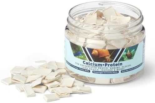 KatsAquatics Calcio + Proteína para Conchas Fuertes y Mudas Saludables, 100% Natural, No Se Disuelve en Agua, Ideal para Camarones, Caracoles y - imagen 1