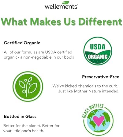 Wellements Gotas de Hierro Orgánicas para Bebés (1 Fl Oz) - Suplemento de Hierro Líquido con Sabor a Cereza - Apoyo al Crecimiento y Desarrollo (4 - imagen 7