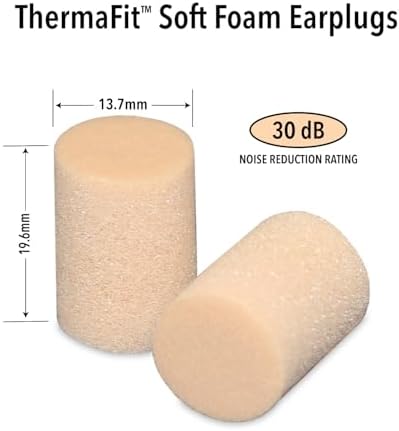 Tapones para los oídos Mack's ThermaFit de espuma suave, 40 pares - Cómodos para dormir, ronquidos, trabajo, viajes y eventos ruidosos | Hecho en EE. - imagen 2
