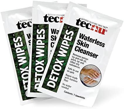 Toallitas Detox Tecnu, Toallitas para Hiedra Venenosa, 12 Toallitas Individuales Grandes, Eliminan Aceite Causante de Erupciones, Esenciales para - imagen 2
