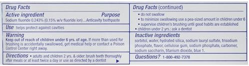 Pasta Dental Crest Protección contra Caries Regular - 8.2 oz, Paquete de 5 - imagen 5