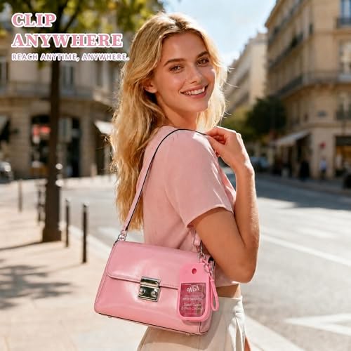 Spray Desinfectante de Manos Wish Tamaño Viaje - Power Mist Hidratante con Llavero y Funda - Spray Portátil para Mujeres y Niñas Bloom Collection - imagen 5