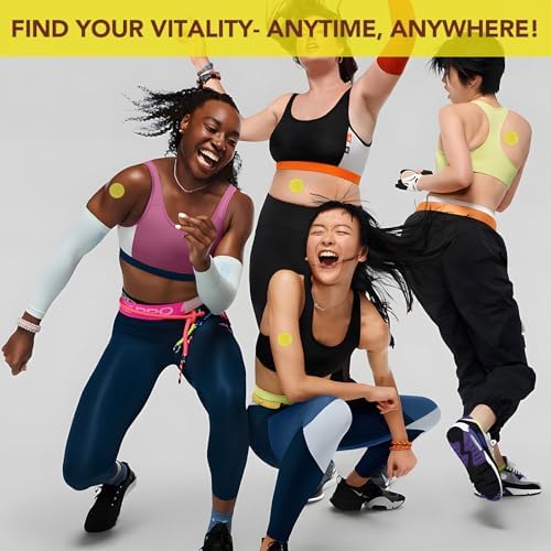 Parches Energéticos Extra Fuertes para Adultos, Apoyo para la Fatiga en Hombres y Mujeres, con Cafeína, Ginseng Rojo y Vitamina B12, Bienestar Diario - imagen 2
