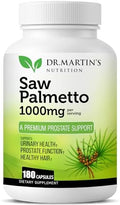 Saw Palmetto Crecido en EE. UU. | Suplemento para la Salud Prostática de 180 Cápsulas | Crecimiento Capilar para Hombres y Mujeres | Apoyo para - imagen 1