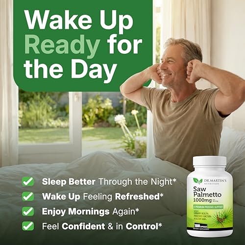 Saw Palmetto Crecido en EE. UU. | Suplemento para la Salud Prostática de 180 Cápsulas | Crecimiento Capilar para Hombres y Mujeres | Apoyo para - imagen 2
