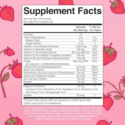 Gomitas Multivitamínicas MaryRuth Organics para Mujeres | Soporte Inmunológico | Salud de la Piel | Sin Azúcar | Veganas | 60 Unidades - imagen 2