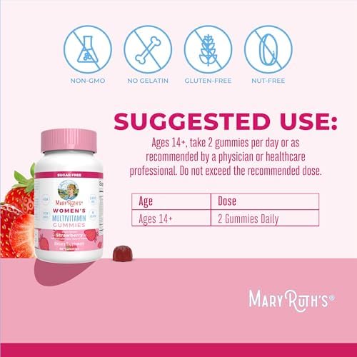 Gomitas Multivitamínicas MaryRuth Organics para Mujeres | Soporte Inmunológico | Salud de la Piel | Sin Azúcar | Veganas | 60 Unidades - imagen 3