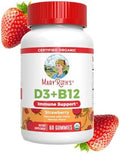 Gomitas Orgánicas de Vitamina D3 + B12 MARYRUTH'S para Niños de 4 Años en Adelante | Salud Ósea | Apoyo Inmunológico | Metabolismo Energético | - imagen 1