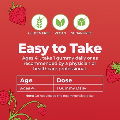 Gomitas Orgánicas de Vitamina D3 + B12 MARYRUTH'S para Niños de 4 Años en Adelante | Salud Ósea | Apoyo Inmunológico | Metabolismo Energético | - imagen 7