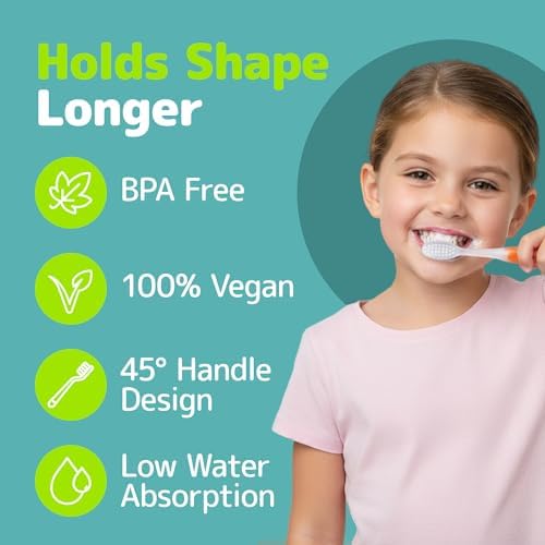 Cepillos de Dientes Extra Suaves NIMBUS NIMBY para Niños, Diseño Periodontista, Remueve Placa, Viaje, 4 Piezas, Colores Variados - imagen 4