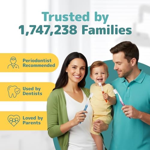 Cepillos de Dientes Extra Suaves NIMBUS NIMBY para Niños, Diseño Periodontista, Remueve Placa, Viaje, 4 Piezas, Colores Variados - imagen 6