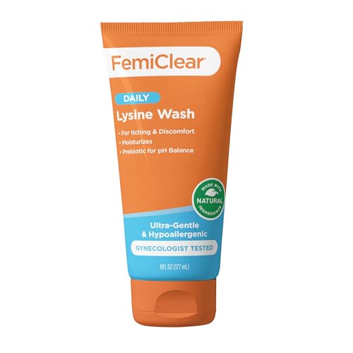 FemiClear® Jabón Femenino Ultra Suave – Con Lisina y Melisa para Higiene Femenina, Esenciales para la Salud Vaginal (6FL oz) - imagen 1