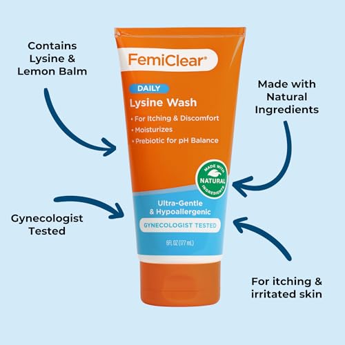 FemiClear® Jabón Femenino Ultra Suave – Con Lisina y Melisa para Higiene Femenina, Esenciales para la Salud Vaginal (6FL oz) - imagen 3