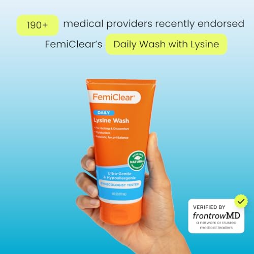 FemiClear® Jabón Femenino Ultra Suave – Con Lisina y Melisa para Higiene Femenina, Esenciales para la Salud Vaginal (6FL oz) - imagen 4