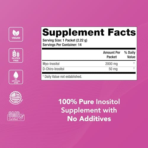 Theralogix Ovasitol Polvo de Inositol – Kit de Inicio de 7 Días | Suplemento Premium de Inositol para Mujeres | Relación 40:1 Myo & D-Chiro Inositol - imagen 7