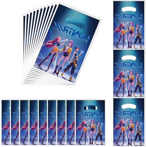OLKIHNSDU 30PCS Bolsas de regalo para fiesta de K Pop Demon Hunters, ideales para fiestas de dibujos animados, eventos familiares, premios y Navidad. - imagen 1