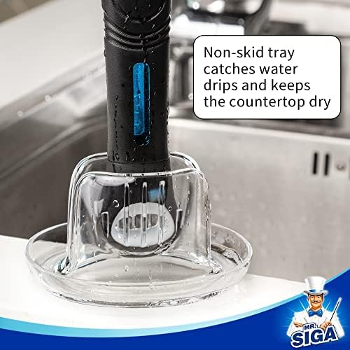 Set de Cepillos para Fregar con Dispensador de Jabón MR.SIGA, Incluye Soporte para Limpieza de Olla, Sartén y Fregadero - imagen 6