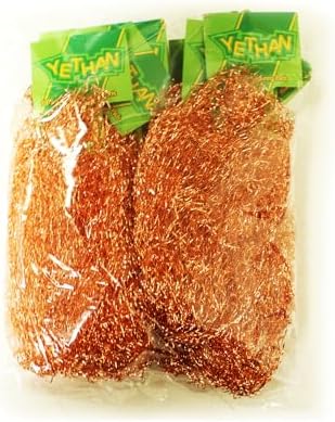 Esponjas de Cobre YETHAN, Paquete de 10 Piezas, 13g Cada Una, Perfectas para Fregar y Limpiar - imagen 4