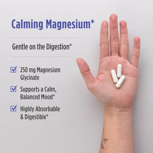 Cápsulas de Magnesio Glicinato Vegetariano Nordic Naturals, Sin Sabor, 90 Contenidos - 250mg por Porción - Soporte Bioavailable para Músculos y - imagen 3