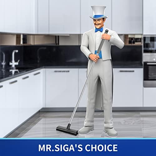 Cepillo de Piso MR.SIGA con Mango Largo, 2 en 1 Limpiador y Escobilla para Baño, Patio, Garaje, Pared y Azulejos con Cerdas Duras - imagen 2