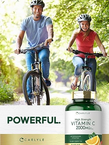 Carlyle Vitamina C 2000mg con Rosa Mosqueta | 150 Tabletas | Suplemento Vegetariano, Sin OGM, Libre de Gluten - imagen 6
