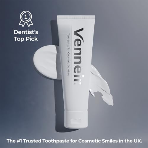 Pasta Dental Profesional Venneir® para Carillas, Implantes, Uniones, Coronas y Dientes Sensibles — Remueve Manchas, Blanquea, Natural, Sin SLS, - imagen 6