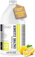 Limpiador Cítrico de Enzimas Probióticas Multiusos, 1/2 Galón (64 oz.) - Eliminador de Manchas y Olores para Mascotas - Concentrado - Profesional y - imagen 1