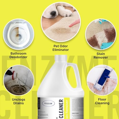 Limpiador Cítrico de Enzimas Probióticas Multiusos, 1/2 Galón (64 oz.) - Eliminador de Manchas y Olores para Mascotas - Concentrado - Profesional y - imagen 3