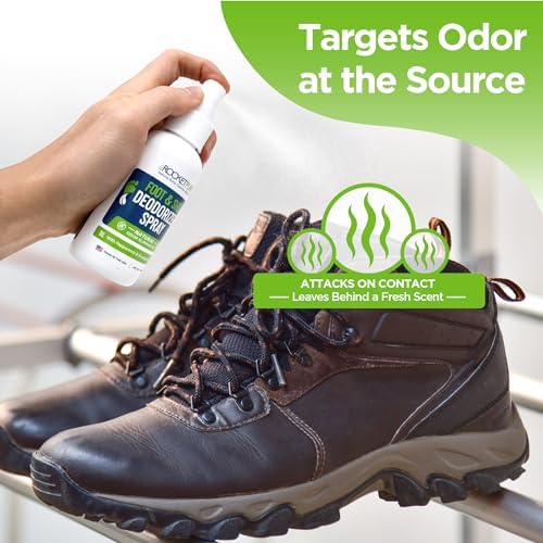 Rocket Pure Desodorante Natural para Pies y Zapatos, Eliminador de Olores con Aceites Esenciales, Menta, 4 fl oz (Paquete de 1) - imagen 4