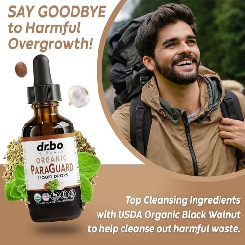 ParaGuard Cleanse Líquido Orgánico Detox - Suplemento Guardián Intestinal para Humanos con Extracto de Nogal Negro, Ajenjo, Clavo y Orégano - - imagen 3