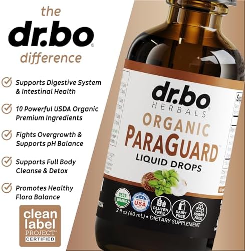 ParaGuard Cleanse Líquido Orgánico Detox - Suplemento Guardián Intestinal para Humanos con Extracto de Nogal Negro, Ajenjo, Clavo y Orégano - - imagen 4