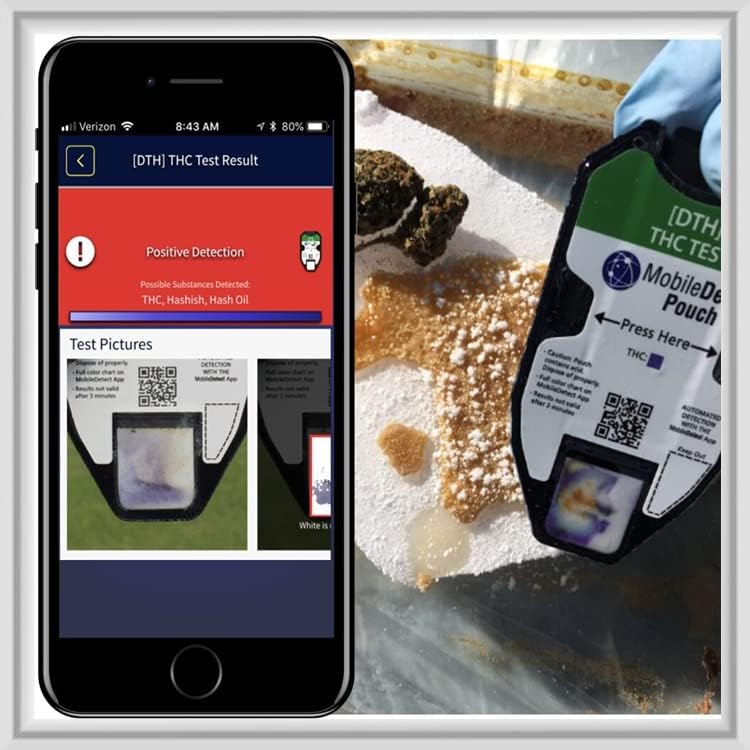 Kit de Prueba Multi-Drogas MobileDetect para Detección de Residuos - Detector Rápido de Superficies - imagen 2