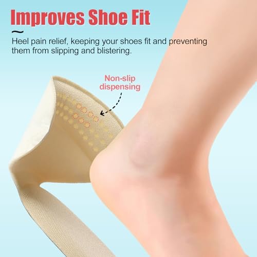 Plantillas PHIXBEAR para Zapatos Grandes y Sueltos, Alivio del Dolor, Anti-deslizantes y Ampollas, Inserciones de Cojín para Ajustar Calzado (4 - imagen 4