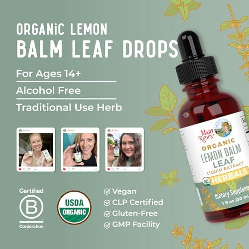 Extracto Líquido de Hoja de Melisa MARYRUTH'S Organics | Apoyo al Ánimo | Relajación | Herbal Nervino | Tinte de Melisa | Orgánico USDA | Vegano | - imagen 8