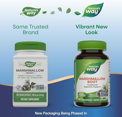 Raíz de Malvavisco Premium de Nature's Way, 960 mg por porción, 100 cápsulas vegetales - imagen 4