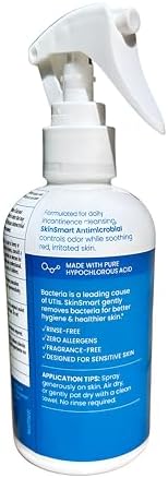 Limpiador Antimicrobiano SkinSmart para la Piel Perineal, Ideal para Cuidado de Incontinencia y Postparto, Elimina Bacterias, Spray de 8 oz - imagen 2
