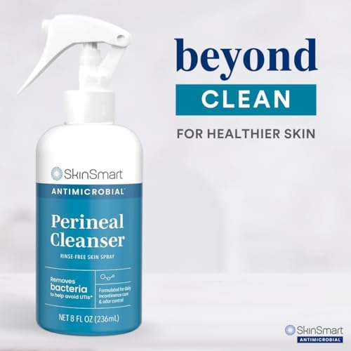 Limpiador Antimicrobiano SkinSmart para la Piel Perineal, Ideal para Cuidado de Incontinencia y Postparto, Elimina Bacterias, Spray de 8 oz - imagen 4