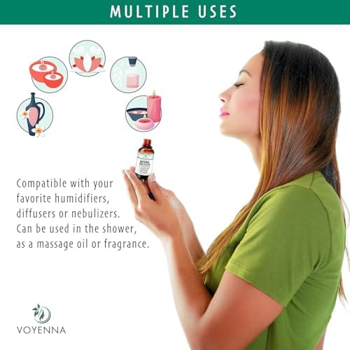 Mezcla de Aceites Esenciales Breathe para Difusor, Humidificador y Aromaterapia con Menta y Eucalipto | Alivio para Dolores de Cabeza, Alergias y - imagen 2