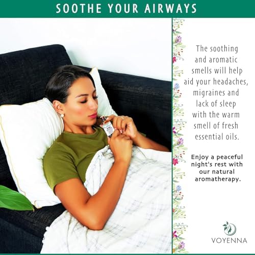 Mezcla de Aceites Esenciales Breathe para Difusor, Humidificador y Aromaterapia con Menta y Eucalipto | Alivio para Dolores de Cabeza, Alergias y - imagen 4
