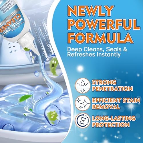 Gel Limpiador de Manchas de Moho Vigorder, 8 FL oz, Limpiador Pesado para Goma de Lavadora, Sellador de Ducha, Lechada de Baño y Sello de Carga - imagen 4