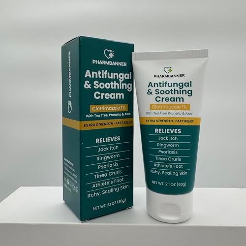 Crema Antifúngica para Picazón en la ingle, Tiña, Psoriasis y Pie de Atleta – Alivio Extra Fuerte para Piel Irritada y Ardor – Fórmula de Acción - imagen 8
