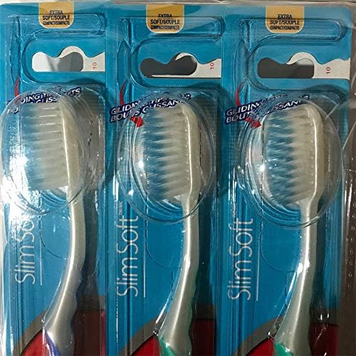 Cepillo de Dientes Colgate Slim Soft con Puntas Deslizantes, Extra Suave, Cabezal Compacto - Paquete de 6 - imagen 3
